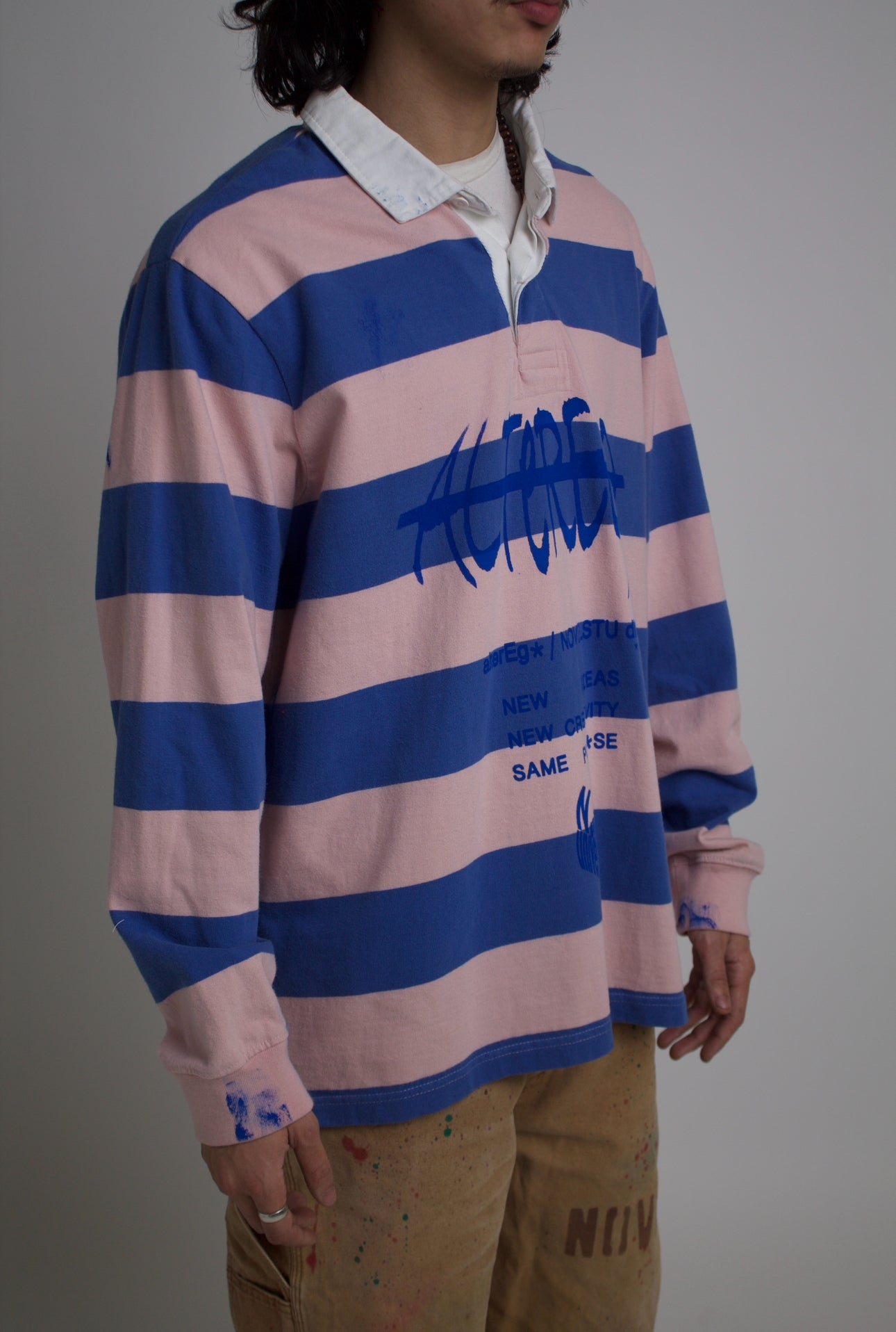 NOVEL*alterego Pink&Blue Rugby