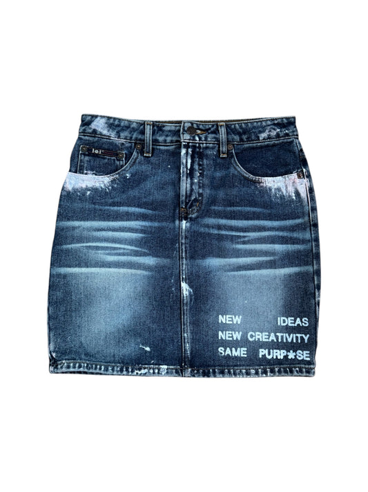 Dark*Denim Painters Purpose Skirt